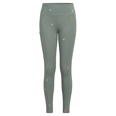Girls 7-16 adidas AOP Cell Phone Pocket Tights in Regular Plus