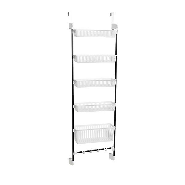 Household Essentials OvertheDoor 5Basket Storage Rack