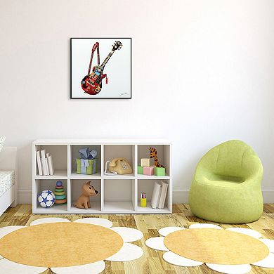 Empire Art Direct Electric Guitar Collage Framed Wall Art