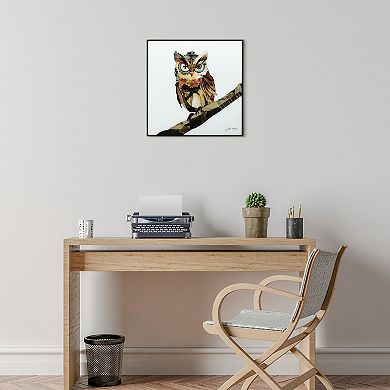 Empire Art Direct The Wisest Owl Collage Framed Wall Art