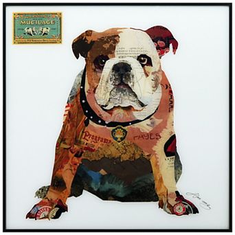 Empire Art Direct Men's Best Bully Collage Framed Wall Art