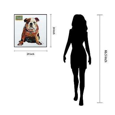 Empire Art Direct Men's Best Bully Collage Framed Wall Art