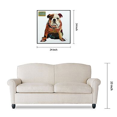 Empire Art Direct Men's Best Bully Collage Framed Wall Art