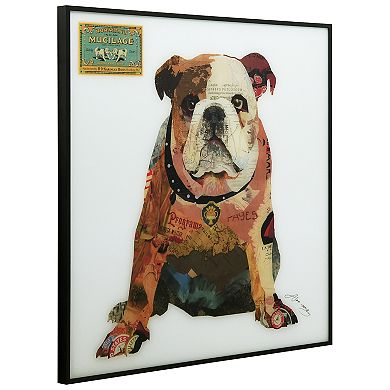 Empire Art Direct Men's Best Bully Collage Framed Wall Art
