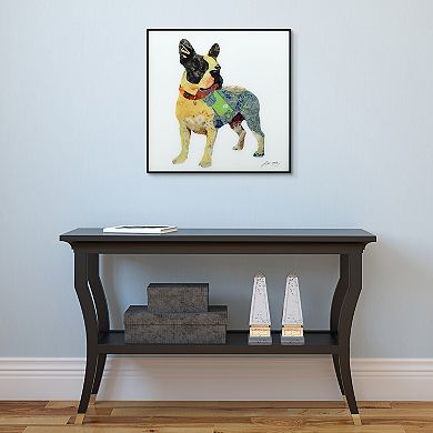Empire Art Direct Boston Terrier Collage Framed Wall Art