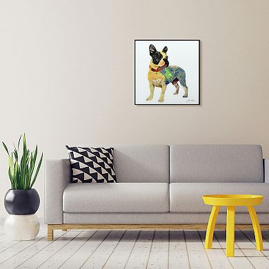 Empire Art Direct Boston Terrier Collage Framed Wall Art