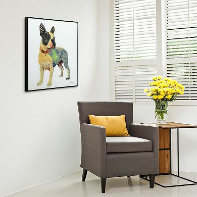 Empire Art Direct Boston Terrier Collage Framed Wall Art