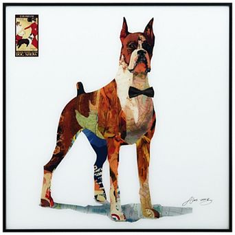 Empire Art Direct The Boxer Collage Framed Wall Art