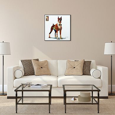Empire Art Direct The Boxer Collage Framed Wall Art