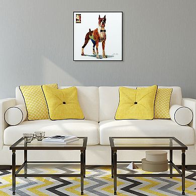 Empire Art Direct The Boxer Collage Framed Wall Art