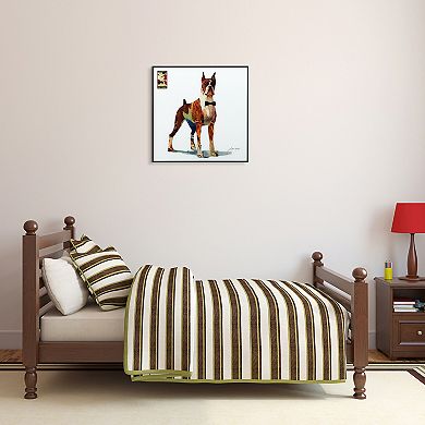 Empire Art Direct The Boxer Collage Framed Wall Art