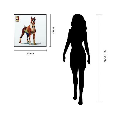 Empire Art Direct The Boxer Collage Framed Wall Art