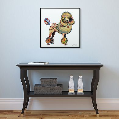 Empire Art Direct Poodle Collage Framed Wall Art
