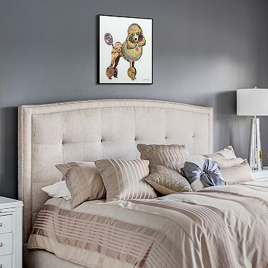 Empire Art Direct Poodle Collage Framed Wall Art