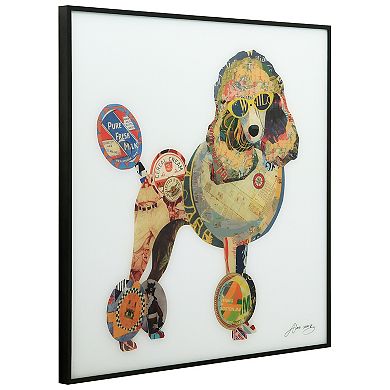 Empire Art Direct Poodle Collage Framed Wall Art