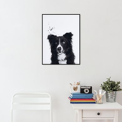 Empire Art Direct Border Collie Framed Wall Art