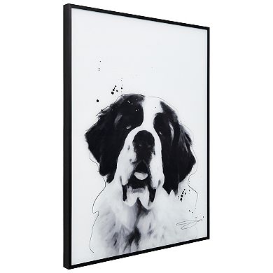 Empire Art Direct Saint Bernard Framed Wall Art