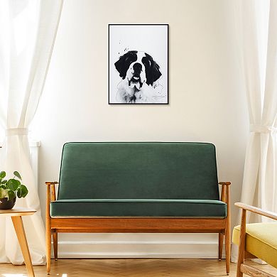 Empire Art Direct Saint Bernard Framed Wall Art