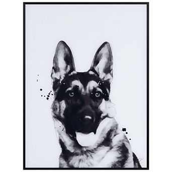 Empire Art Direct German Shepherd Framed Wall Art