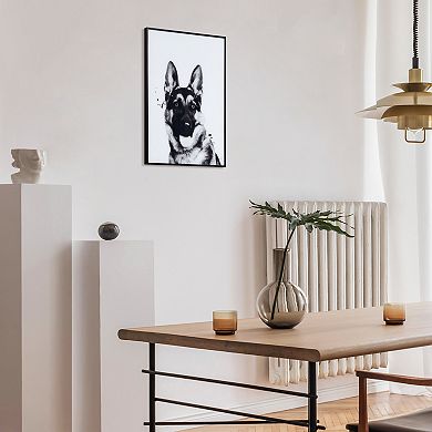 Empire Art Direct German Shepherd Framed Wall Art