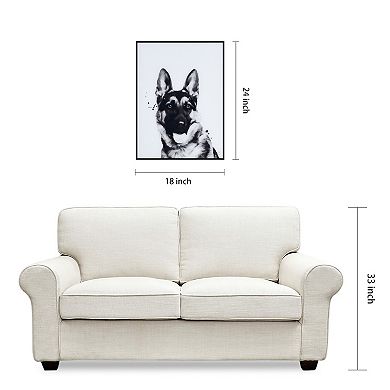 Empire Art Direct German Shepherd Framed Wall Art