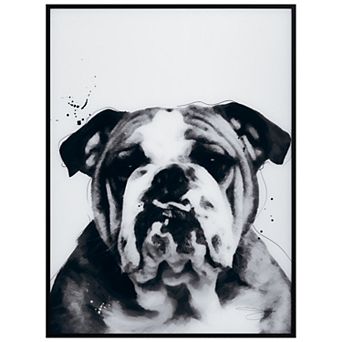 Empire Art Direct Bulldog Framed Wall Art