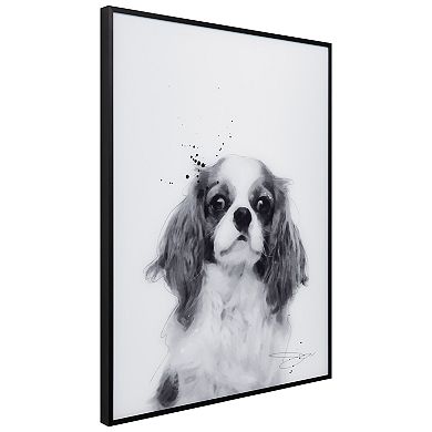 Empire Art Direct King Charles Spaniel Framed Wall Art