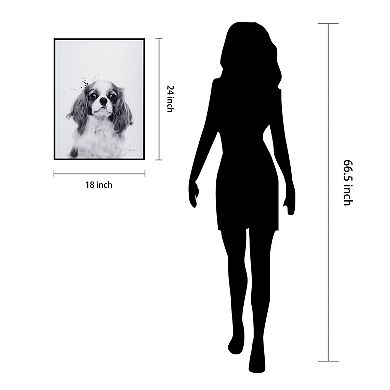 Empire Art Direct King Charles Spaniel Framed Wall Art