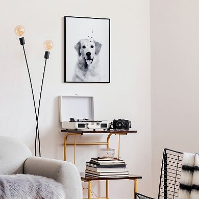 Empire Art Direct Golden Retriever Framed Wall Art