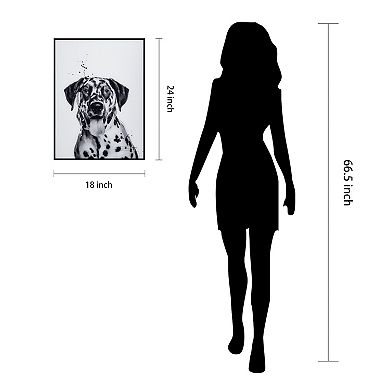 Empire Art Direct Dalmatian Framed Wall Art