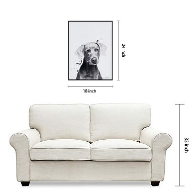 Empire Art Direct Weimaraner Framed Wall Art