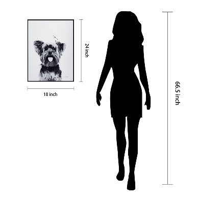 Empire Art Direct Yorkshire Terrier Framed Wall Art