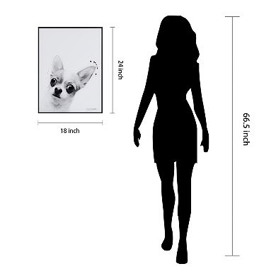 Empire Art Direct Chihuahua Framed Wall Art