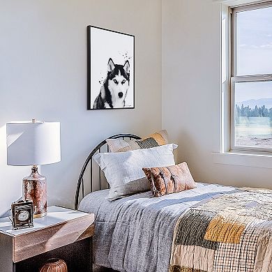 Empire Art Direct Siberian Husky Framed Wall Art