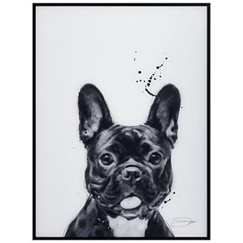 Empire Art Direct French Bulldog Framed Wall Art
