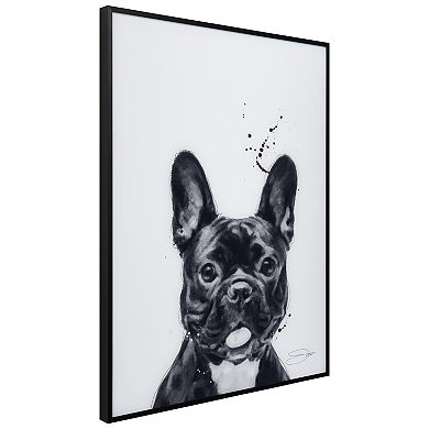 Empire Art Direct French Bulldog Framed Wall Art