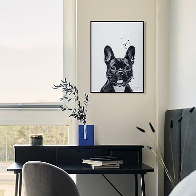 Empire Art Direct French Bulldog Framed Wall Art