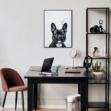 Empire Art Direct French Bulldog Framed Wall Art