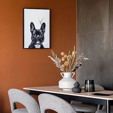 Empire Art Direct French Bulldog Framed Wall Art