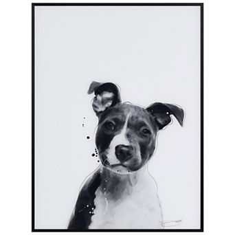 Empire Art Direct Pitbull Framed Wall Art