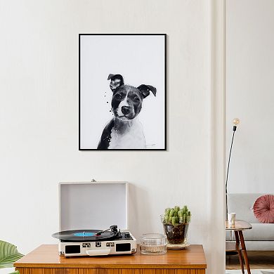 Empire Art Direct Pitbull Framed Wall Art