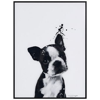 Empire Art Direct Boston Terrier Framed Wall Art