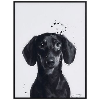 Empire Art Direct Dachshund Framed Wall Art