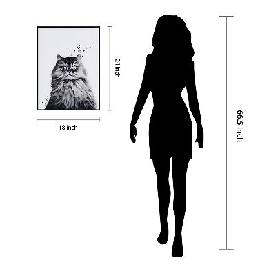 Empire Art Direct Nebelung Framed Wall Art