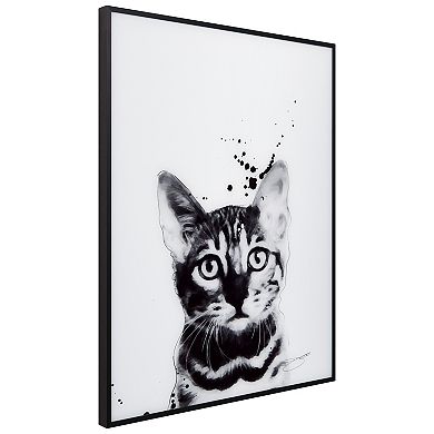 Empire Art Direct Bengal Cat Framed Wall Art