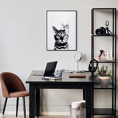 Empire Art Direct Bengal Cat Framed Wall Art