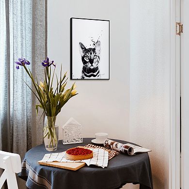 Empire Art Direct Bengal Cat Framed Wall Art