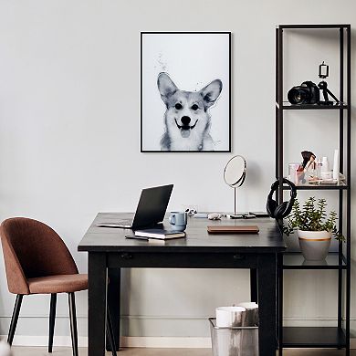 Empire Art Direct Corgi Framed Wall Art