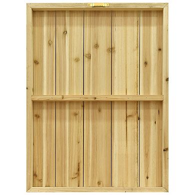 Empire Art Direct Dog Au Vin Dachshund Arte de Legno Wood Wall Art