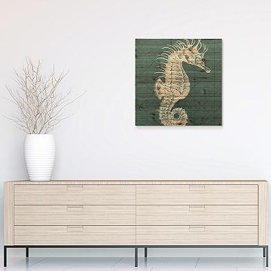 Empire Art Direct Coastal Menagerie C Arte de Legno Wood Wall Art
